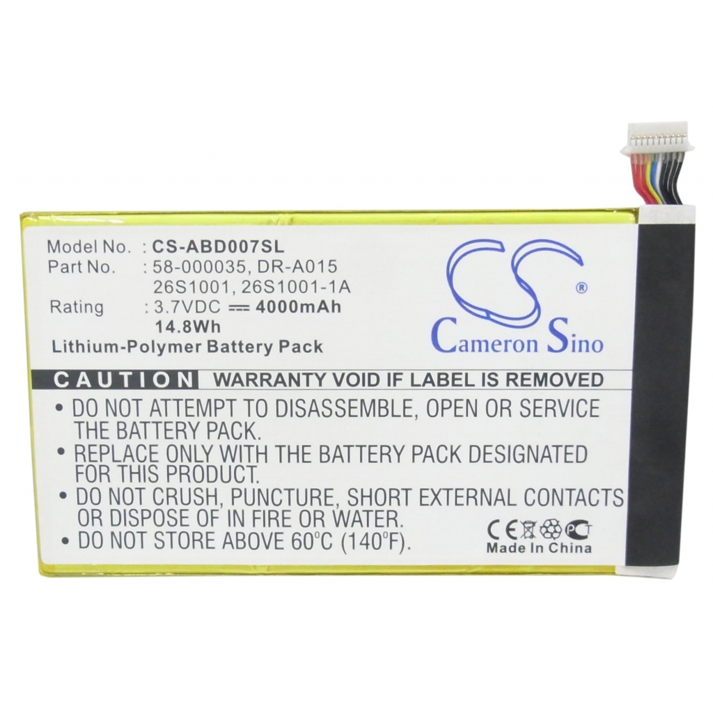 Tablet batterijen Amazon CS-ABD007SL