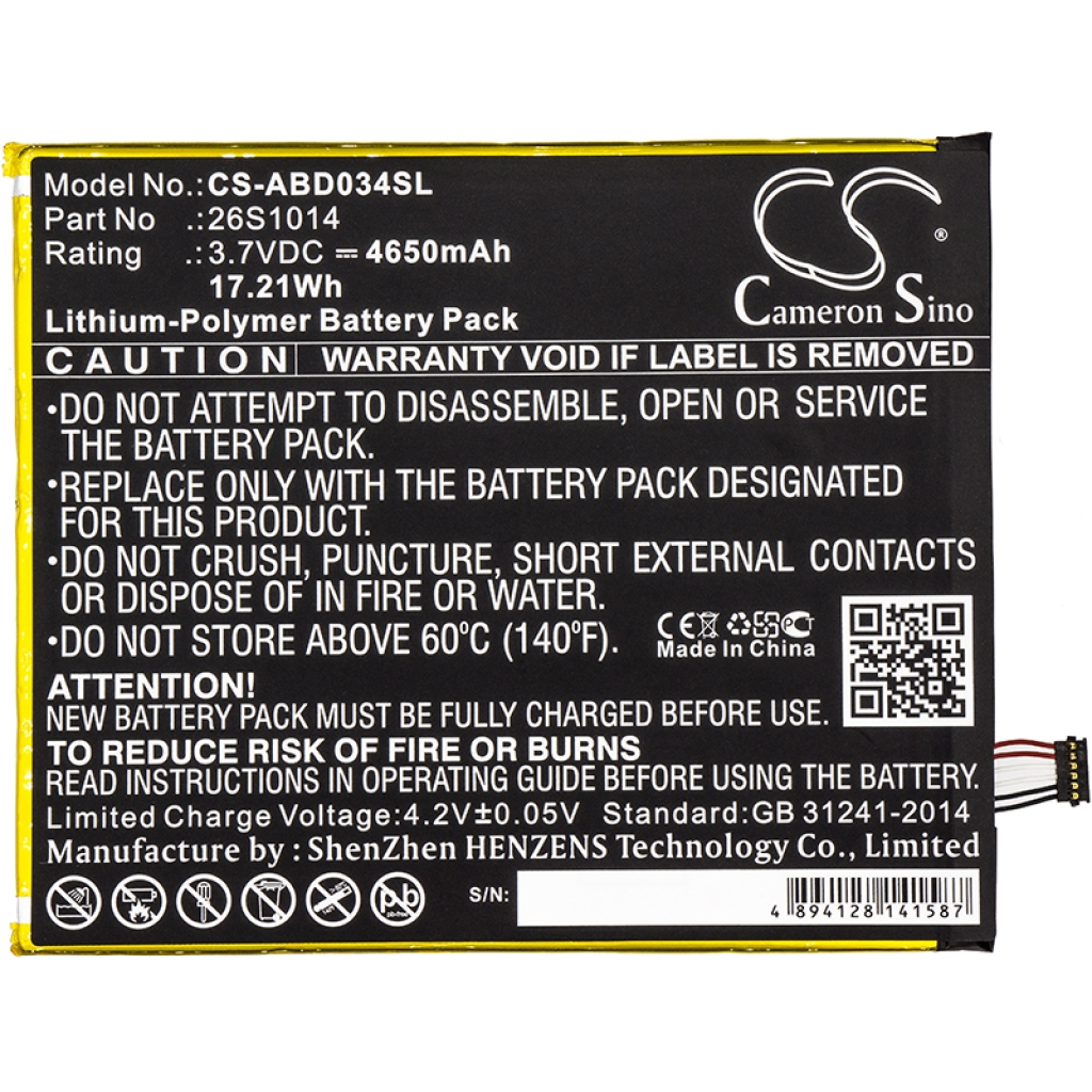 Batterijen Tablet batterijen CS-ABD034SL