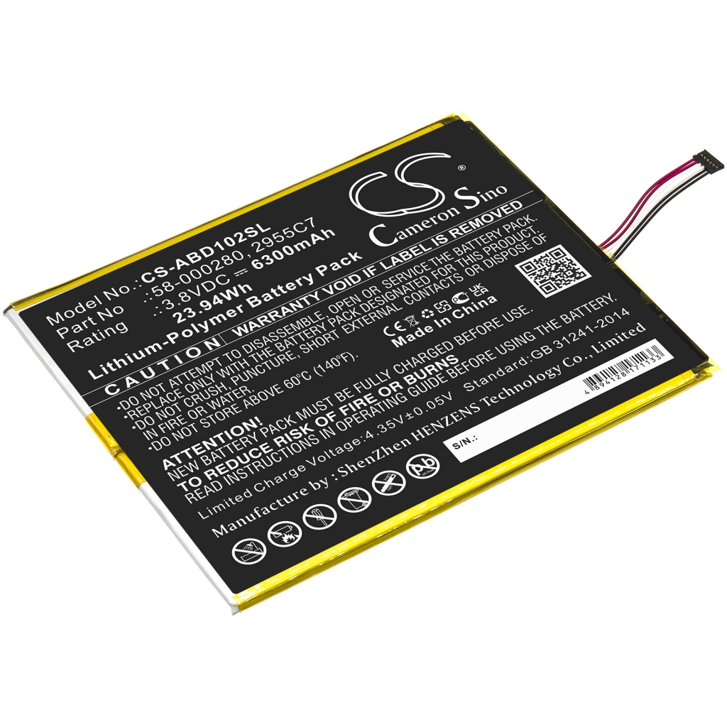 Tablet batterijen Amazon CS-ABD102SL