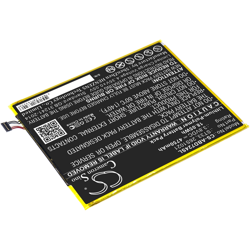 Batterijen Tablet batterijen CS-ABD724SL
