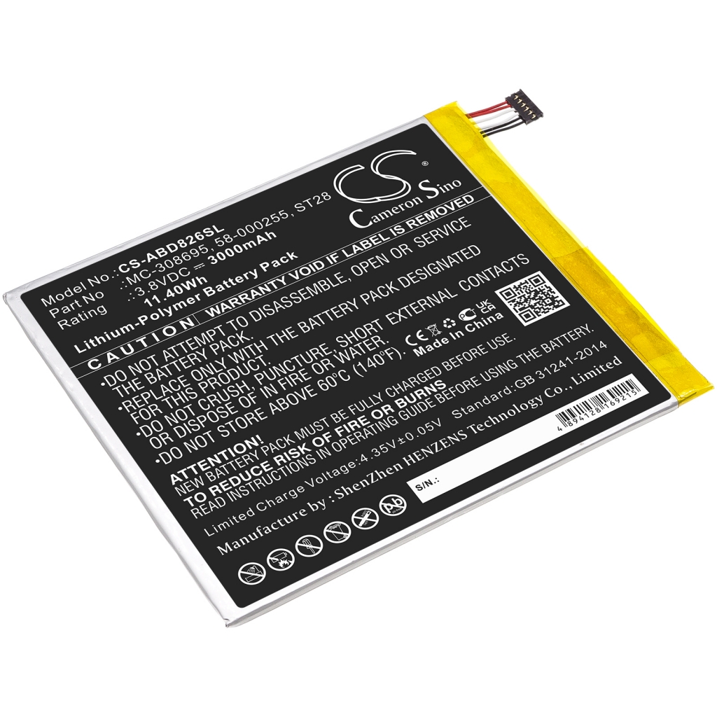 Tablet batterijen Amazon CS-ABD826SL