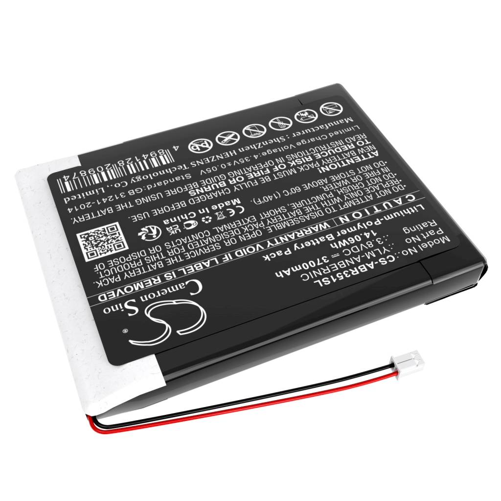 Batterij voor game, PSP, NDS Anbernic CS-ABR351SL