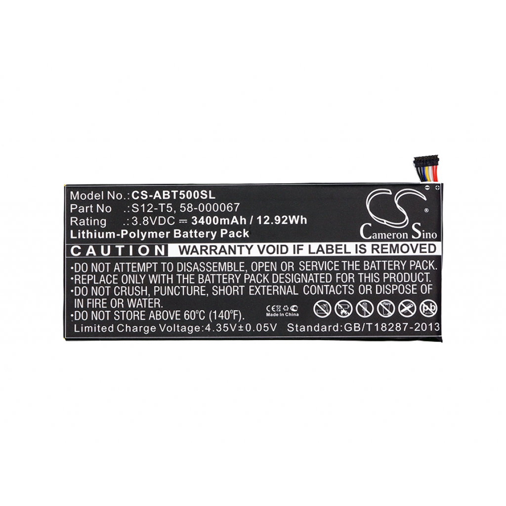 Batterijen Vervangt 58-000067(1ICP4/59/139)
