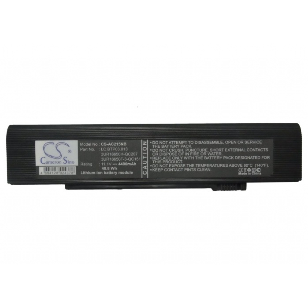 Batterijen Vervangt 3UR18650F-3-QC151