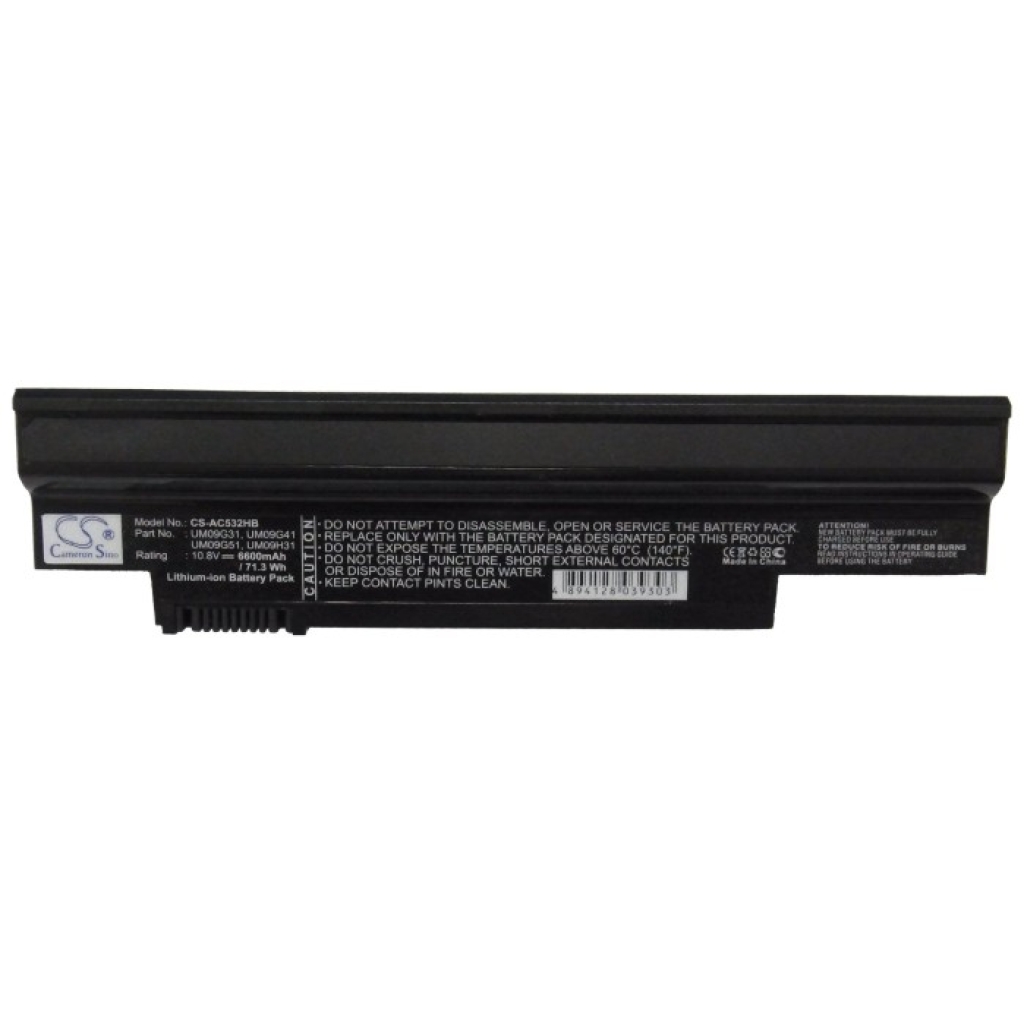 Notebook batterij Acer Aspire One 532H-2Dr-BT