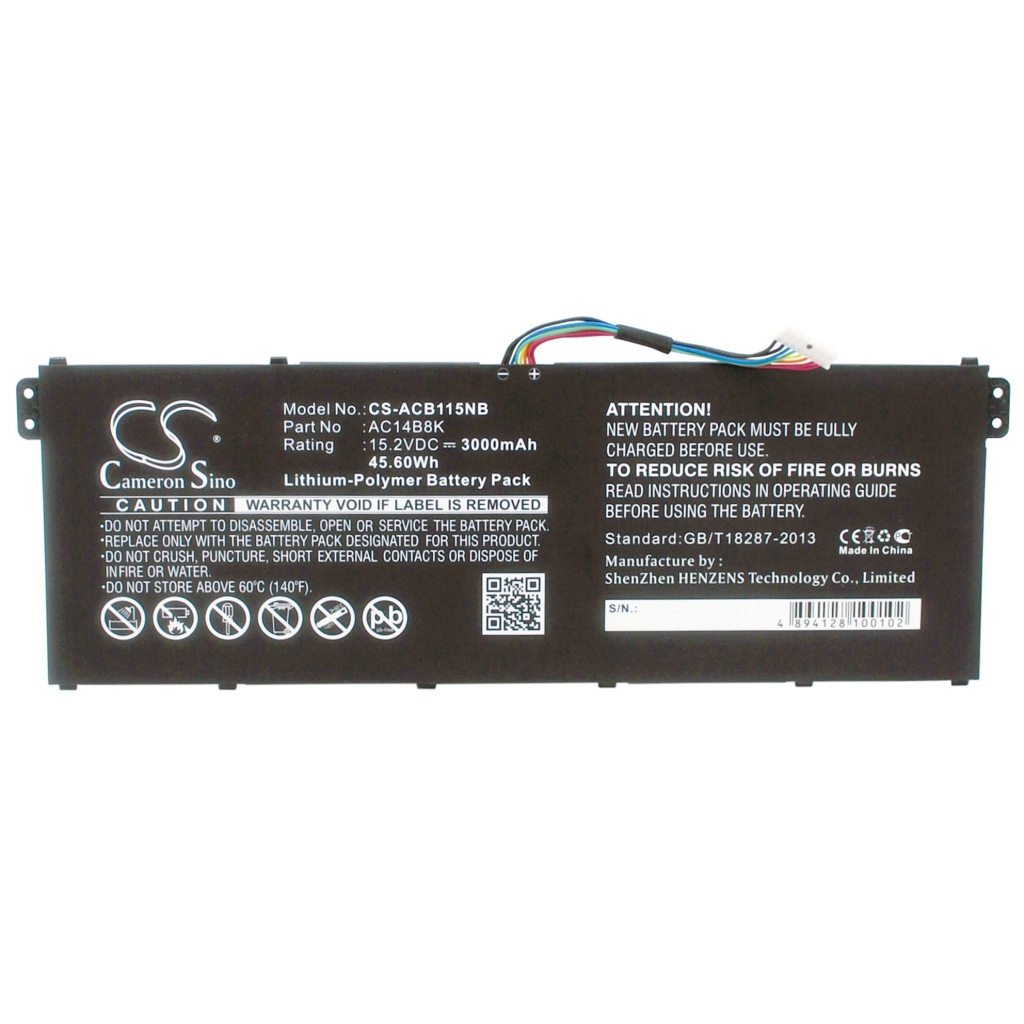 Notebook batterij Acer TravelMate TMP276-M-5381 (CS-ACB115NB)
