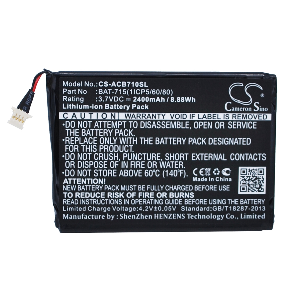 Batterijen Vervangt BAT-715(1ICP5/60/80)