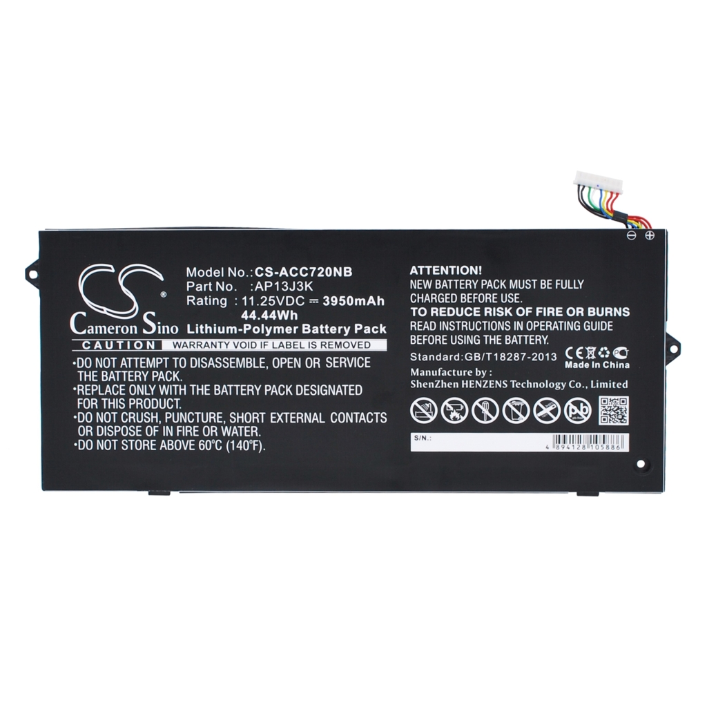 Notebook batterij Acer CHROMEBOOK 514 CB514-1HT-P1S7 (CS-ACC720NB)
