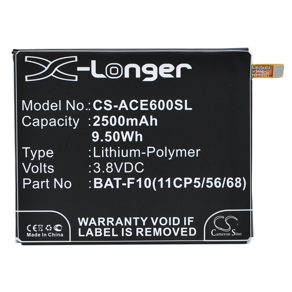 Batterij voor mobiele telefoon Acer CS-ACE600SL