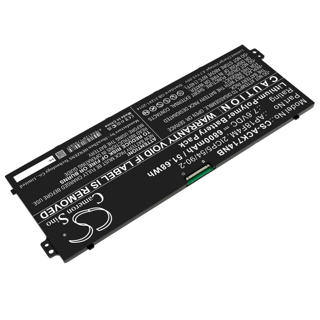 Notebook batterij Acer Spin 7 SP714-61NA-S7ES (CS-ACK714NB)