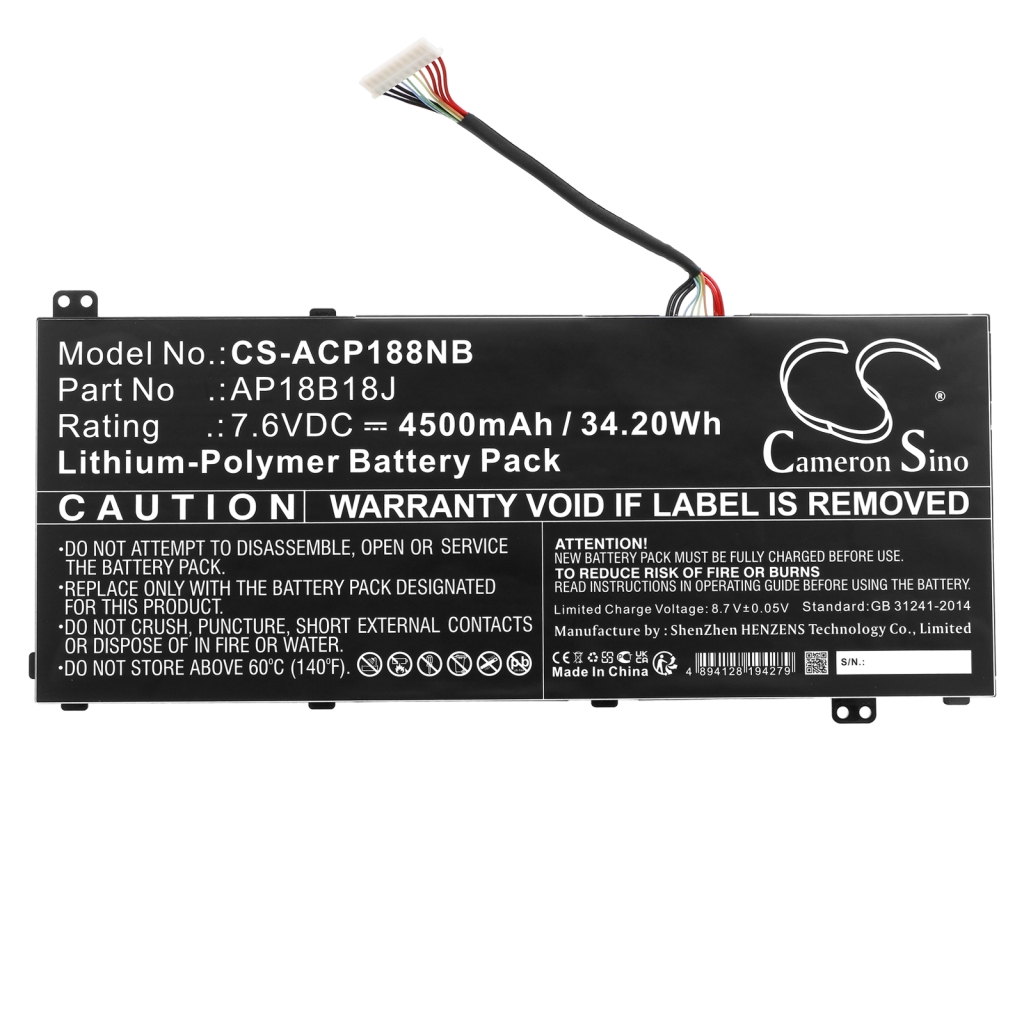 Notebook batterij Acer CS-ACP188NB