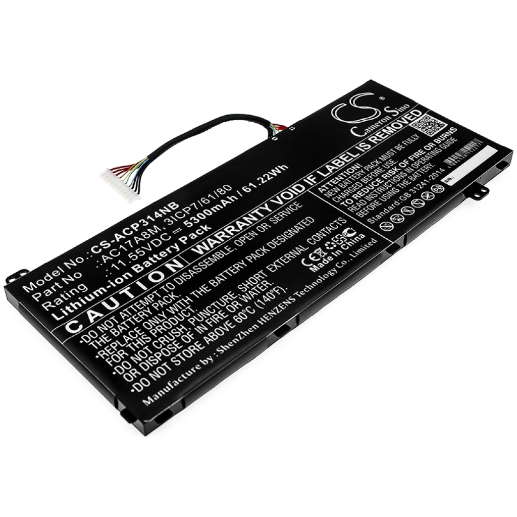 Notebook batterij Acer TravelMate X3410-M-8357 (CS-ACP314NB)