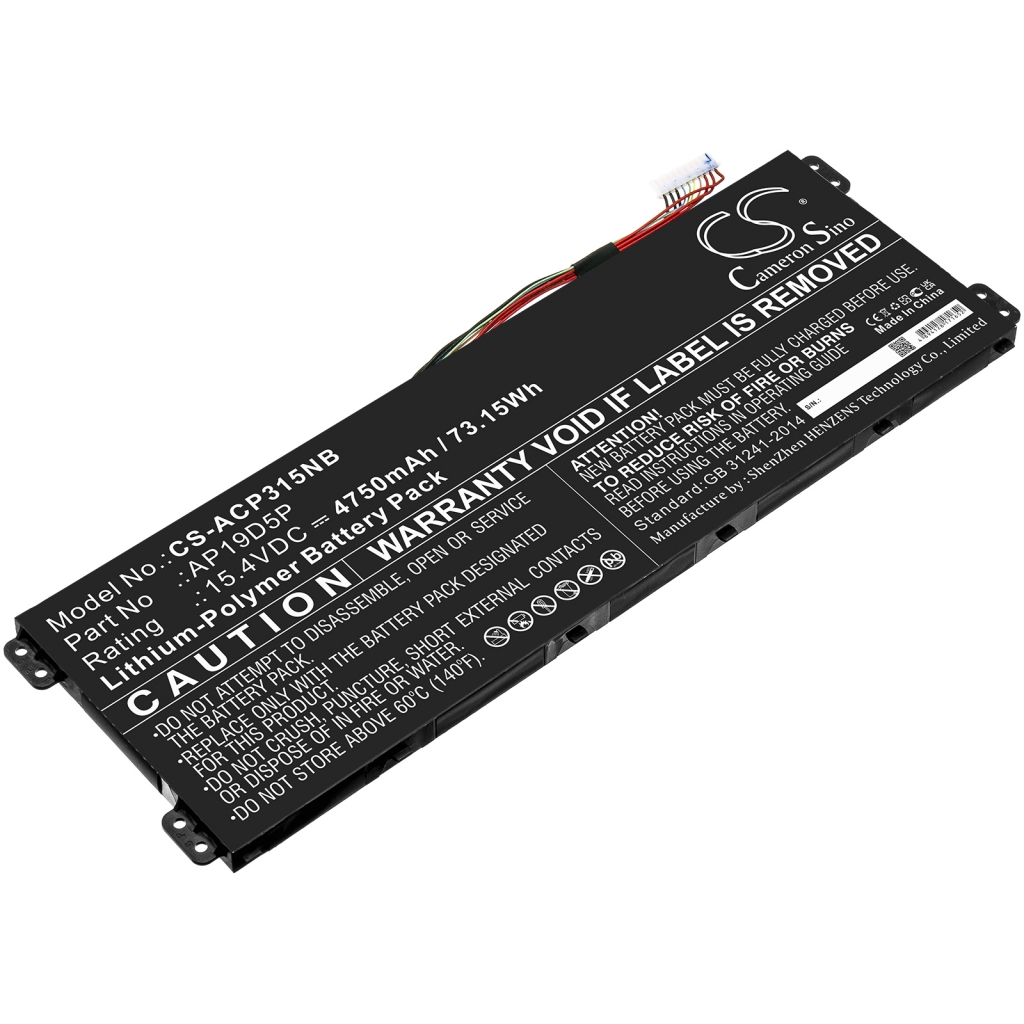 Notebook batterij Acer Conceptd 3 Ezel Cc314-72g-72sx (CS-ACP315NB)