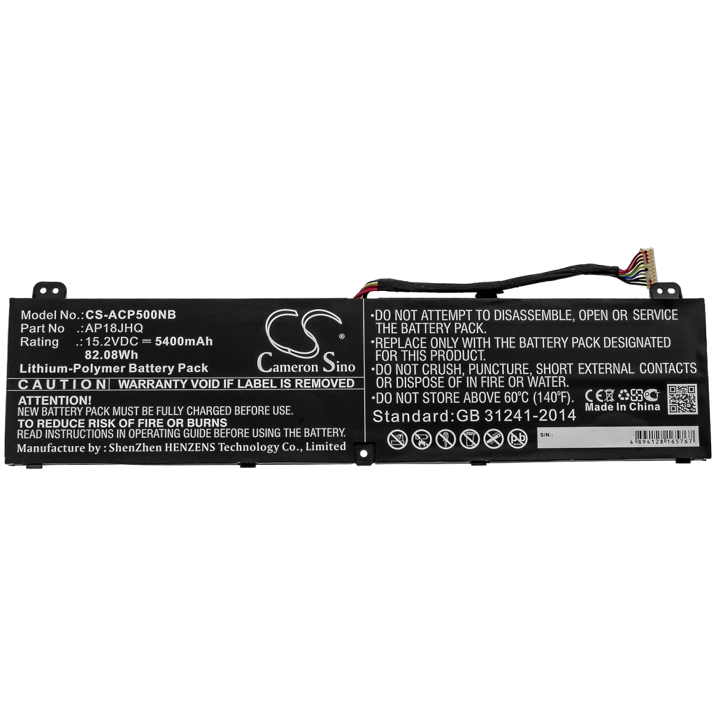 Notebook batterij Acer PT515-51-550J (CS-ACP500NB)