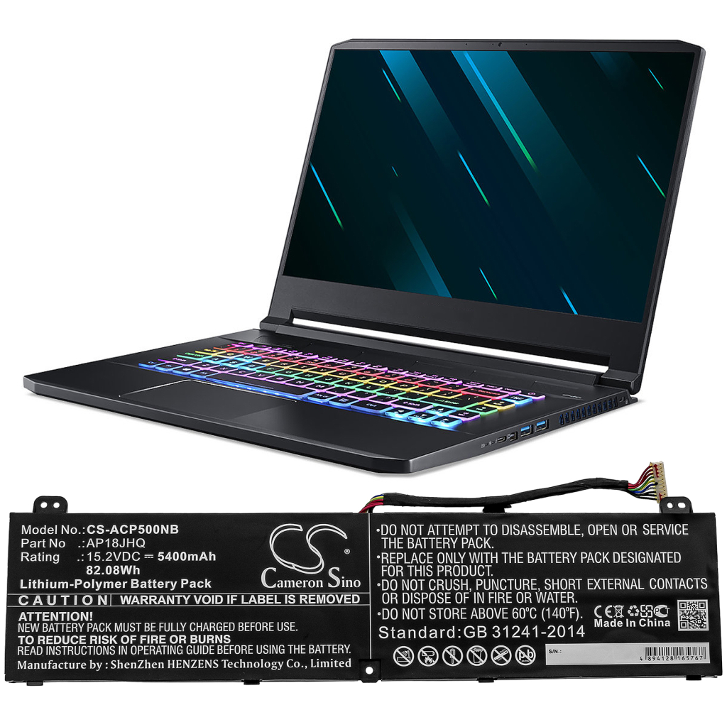 Notebook batterij Acer PT515-51-73G6 (CS-ACP500NB)
