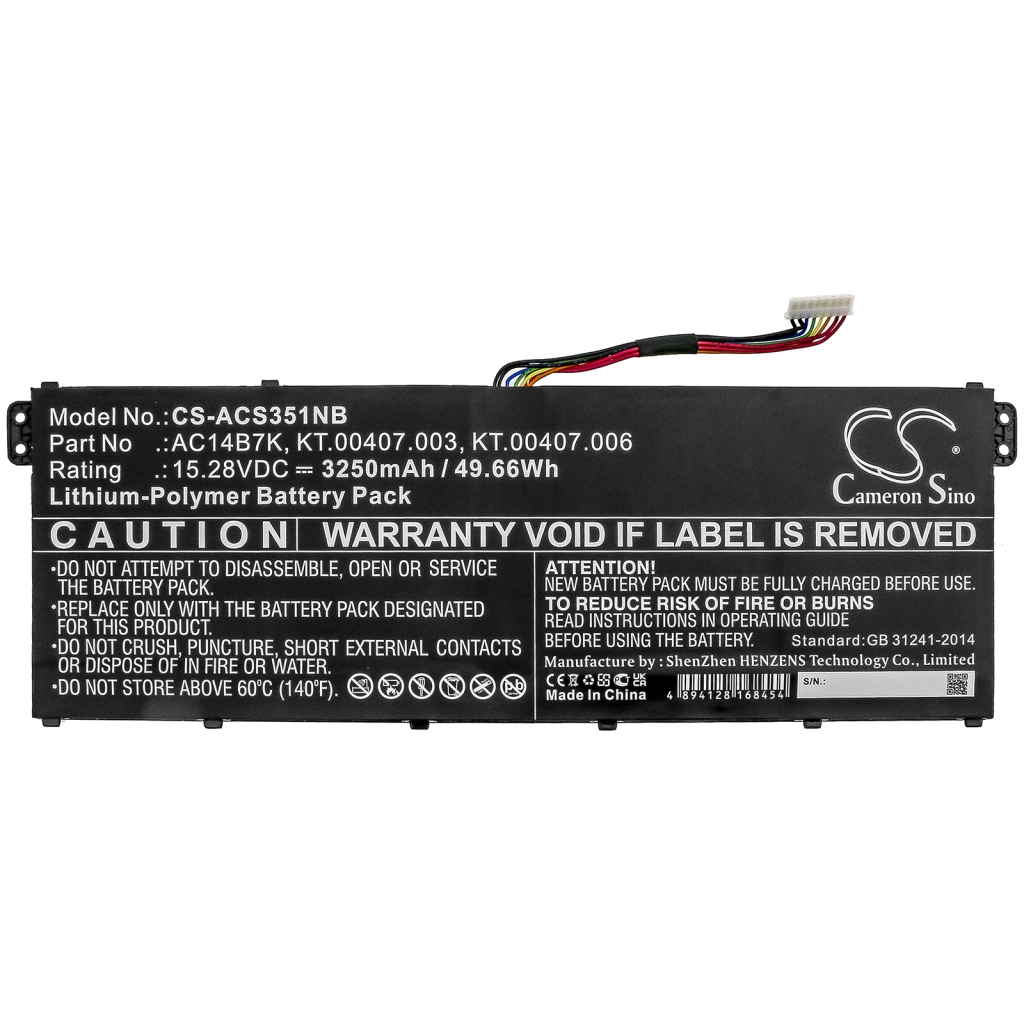 Notebook batterij Acer Swift 3 SF314-51-71LM (CS-ACS351NB)