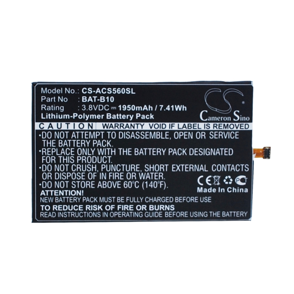 Batterij voor mobiele telefoon Acer CS-ACS560SL