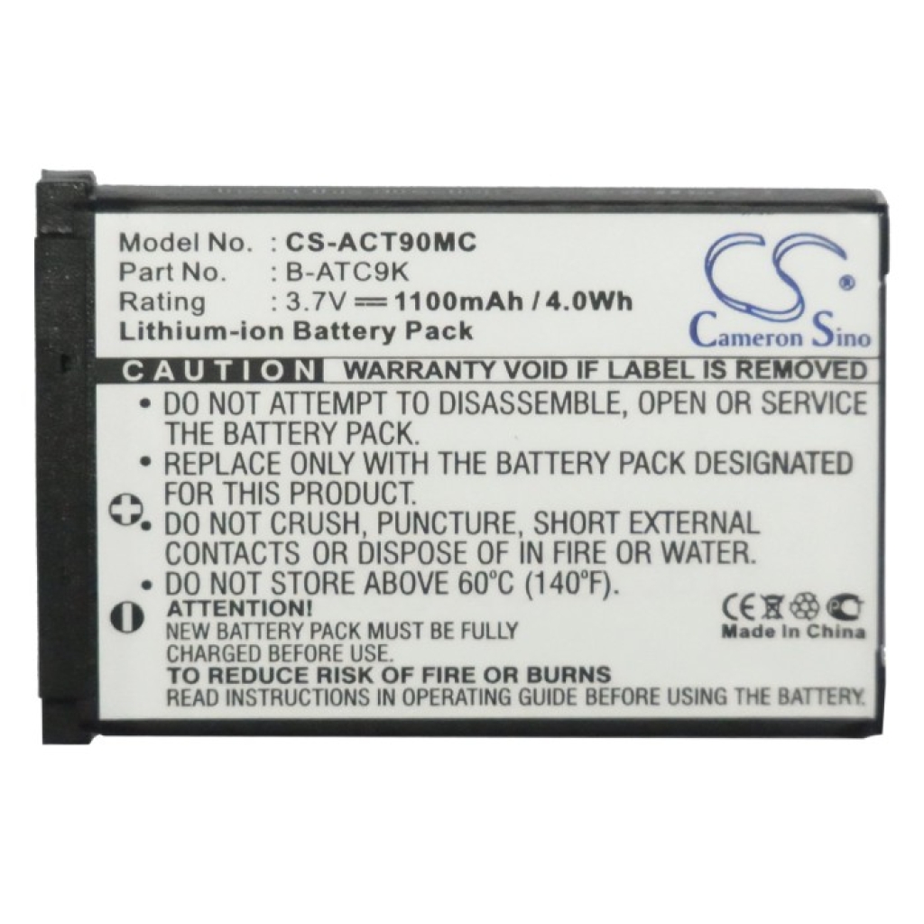 Batterijen Vervangt AE803042P8HT