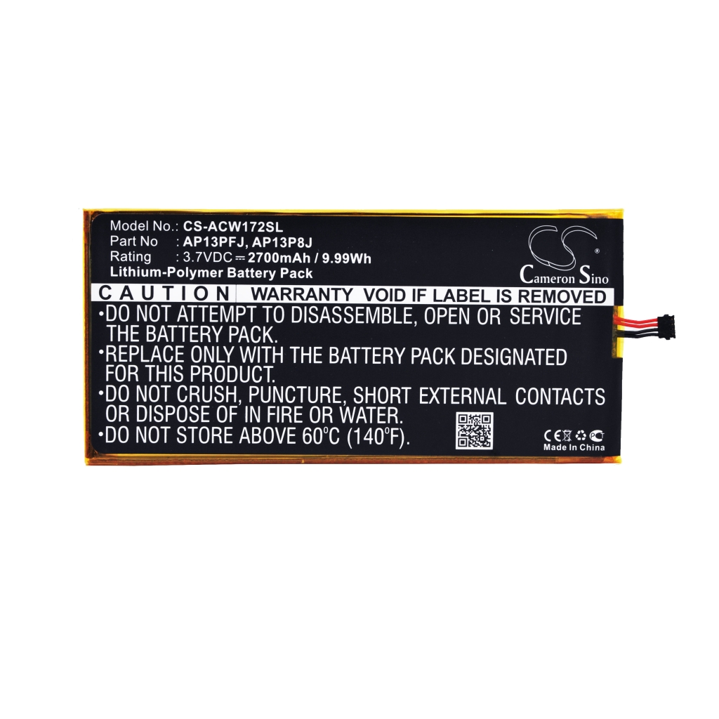 Tablet batterijen Acer CS-ACW172SL