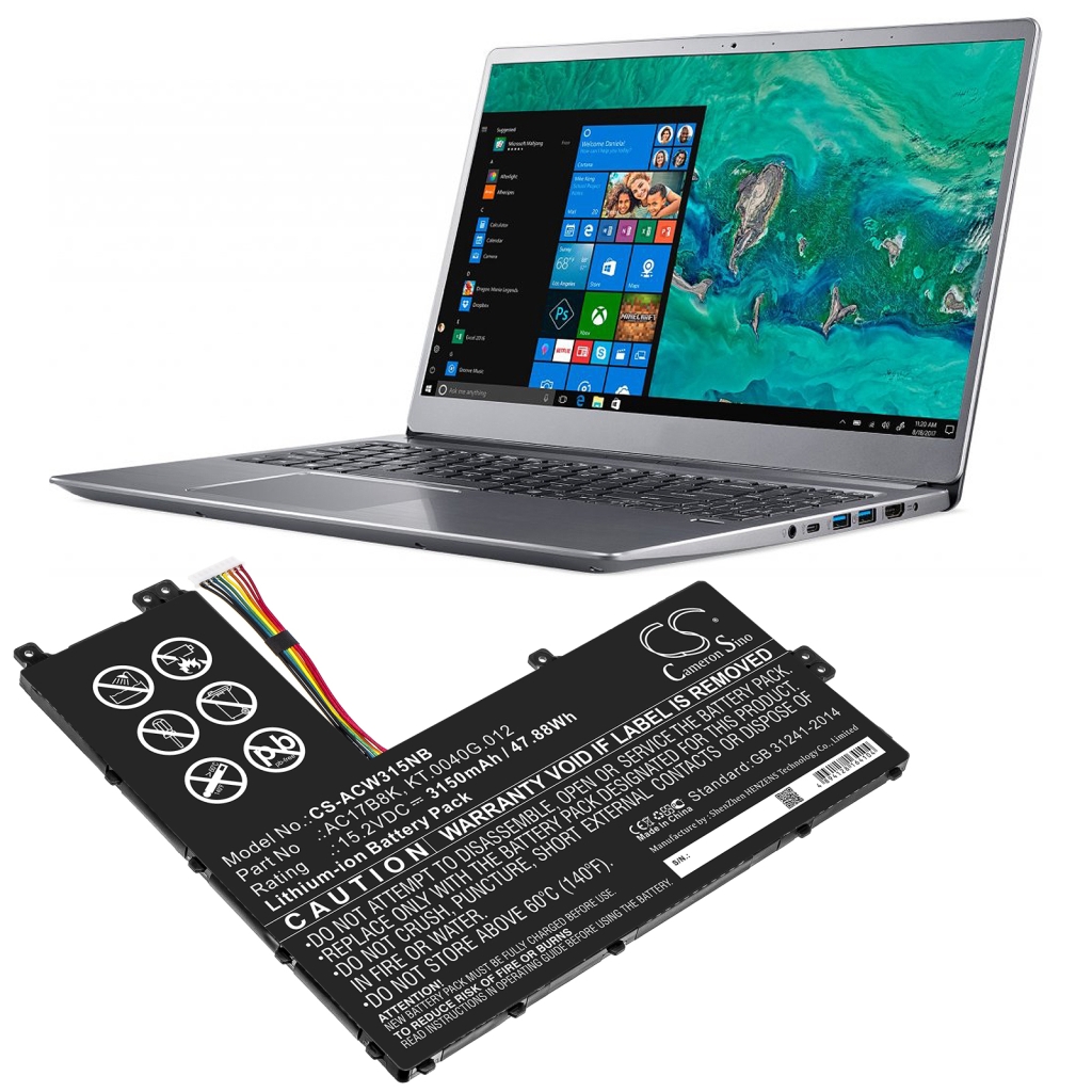 Notebook batterij Acer Swift 3 SF315-52-58FQ-NX.H3BEV.001 (CS-ACW315NB)