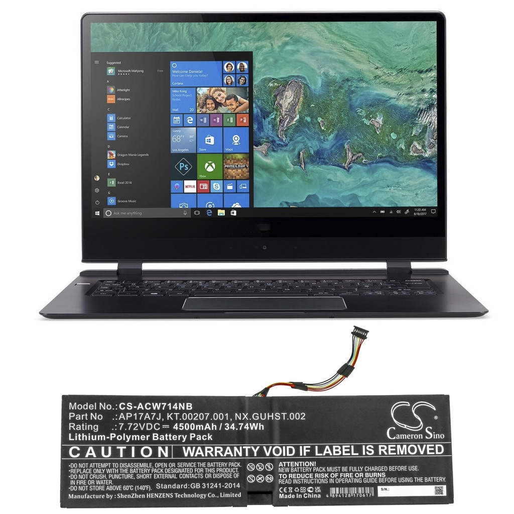 Notebook batterij Acer CS-ACW714NB