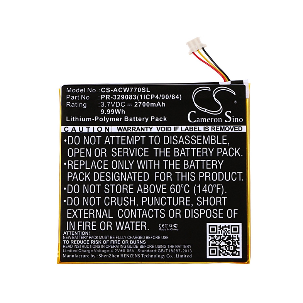 Batterijen Vervangt PR-329083(1ICP4/90/84)