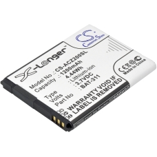 Compatibele batterijvervanging voor Acer BAT-311,BAT-311(1ICP5/43/55),KT.0010S.011