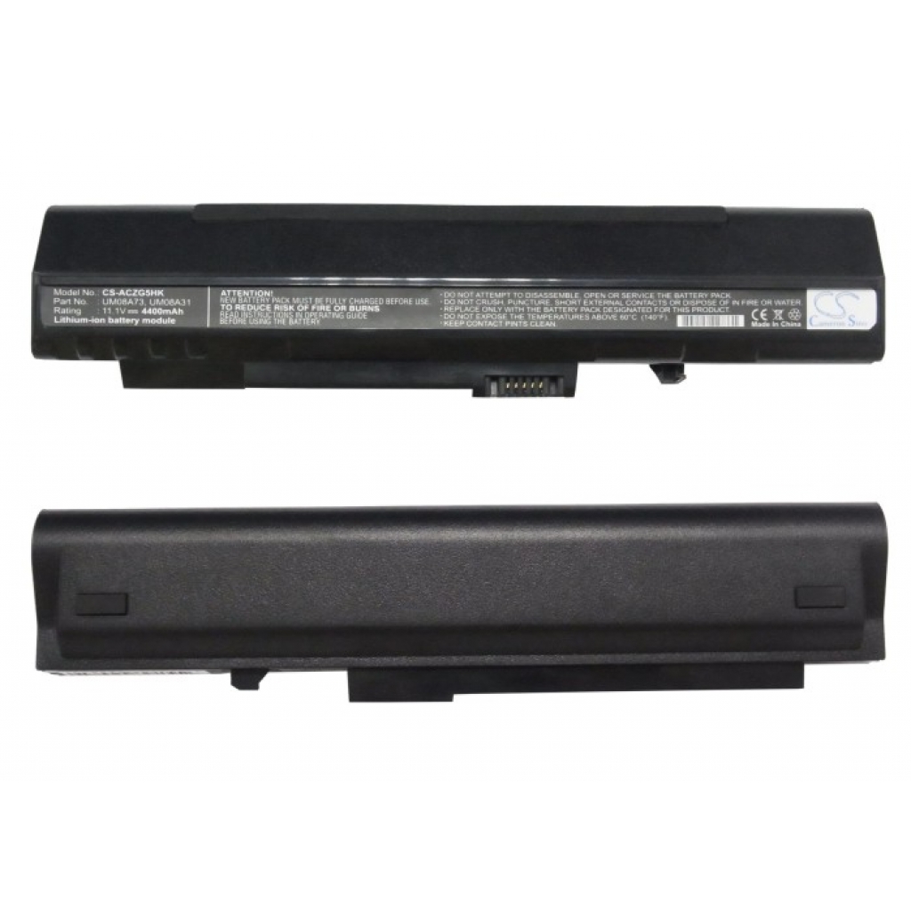 Notebook batterij Acer Aspire One AOD250-1326