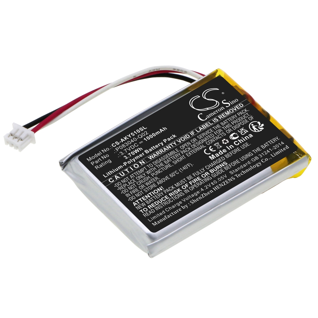Batterijen Vervangt P083040-Q02
