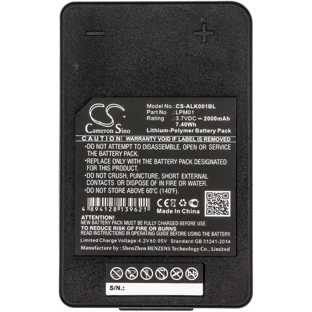 Batterij industrieel Autec CS-ALK001BL