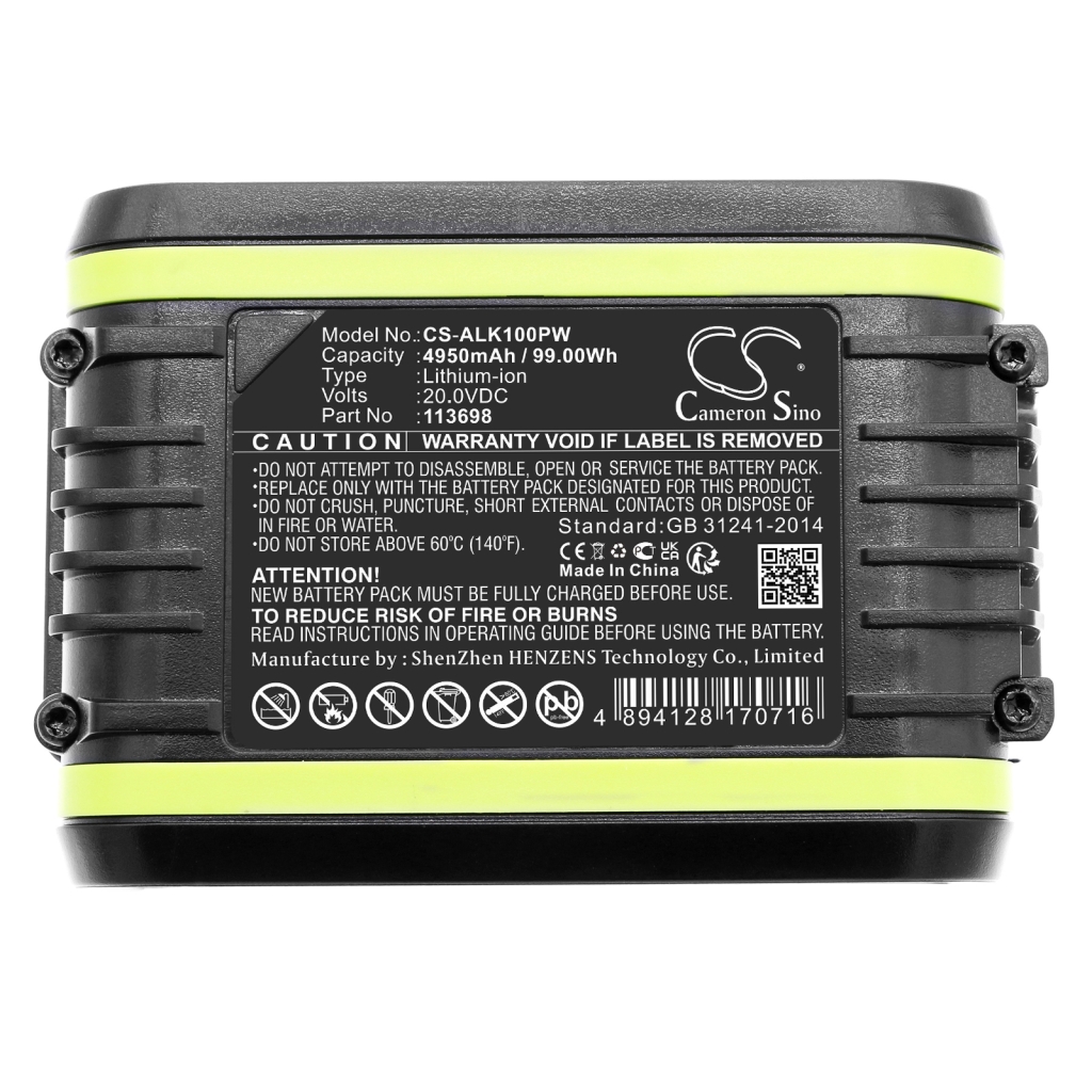 Batterij voor elektrisch gereedschap Al-ko CS-ALK100PW