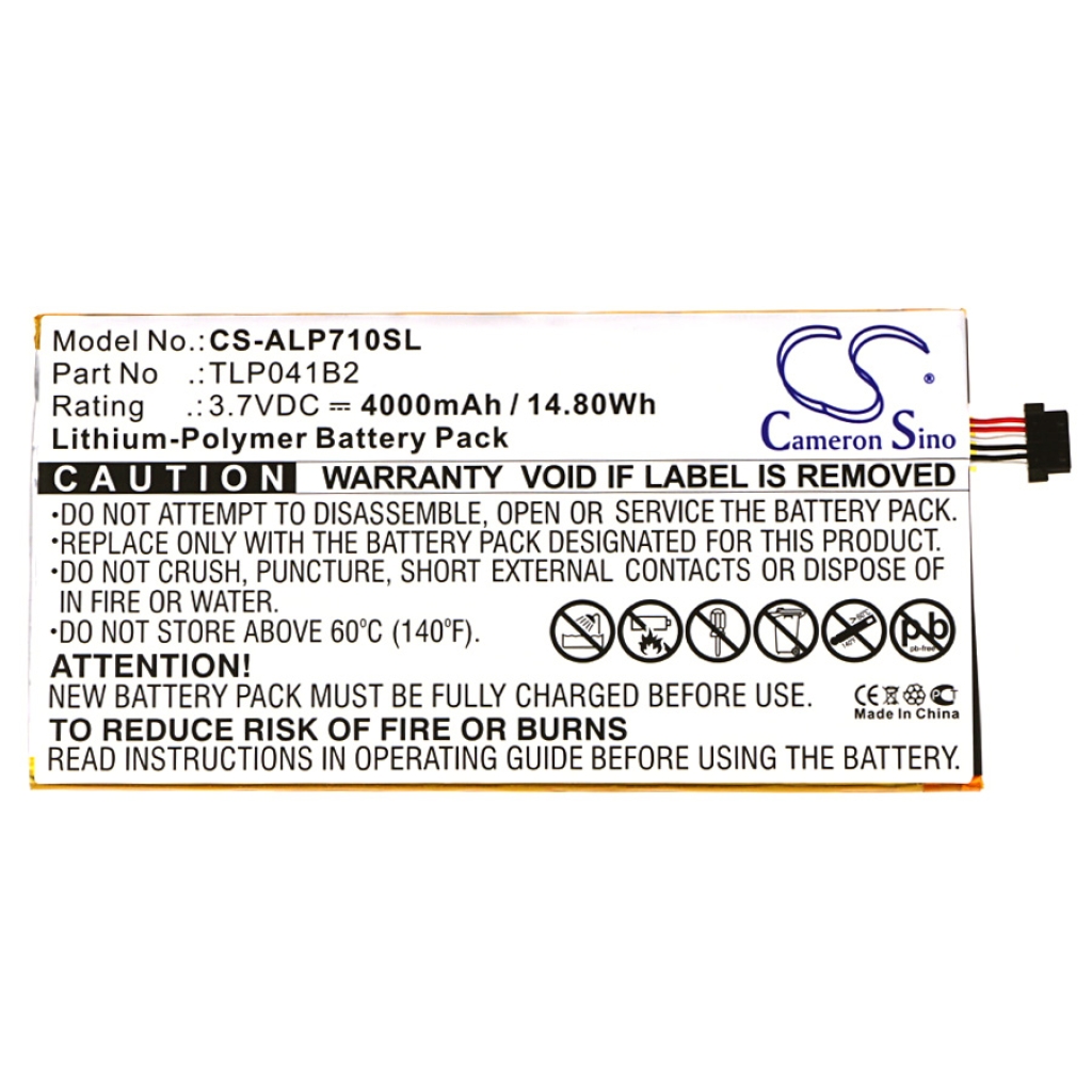 Batterijen Vervangt TLP041B2