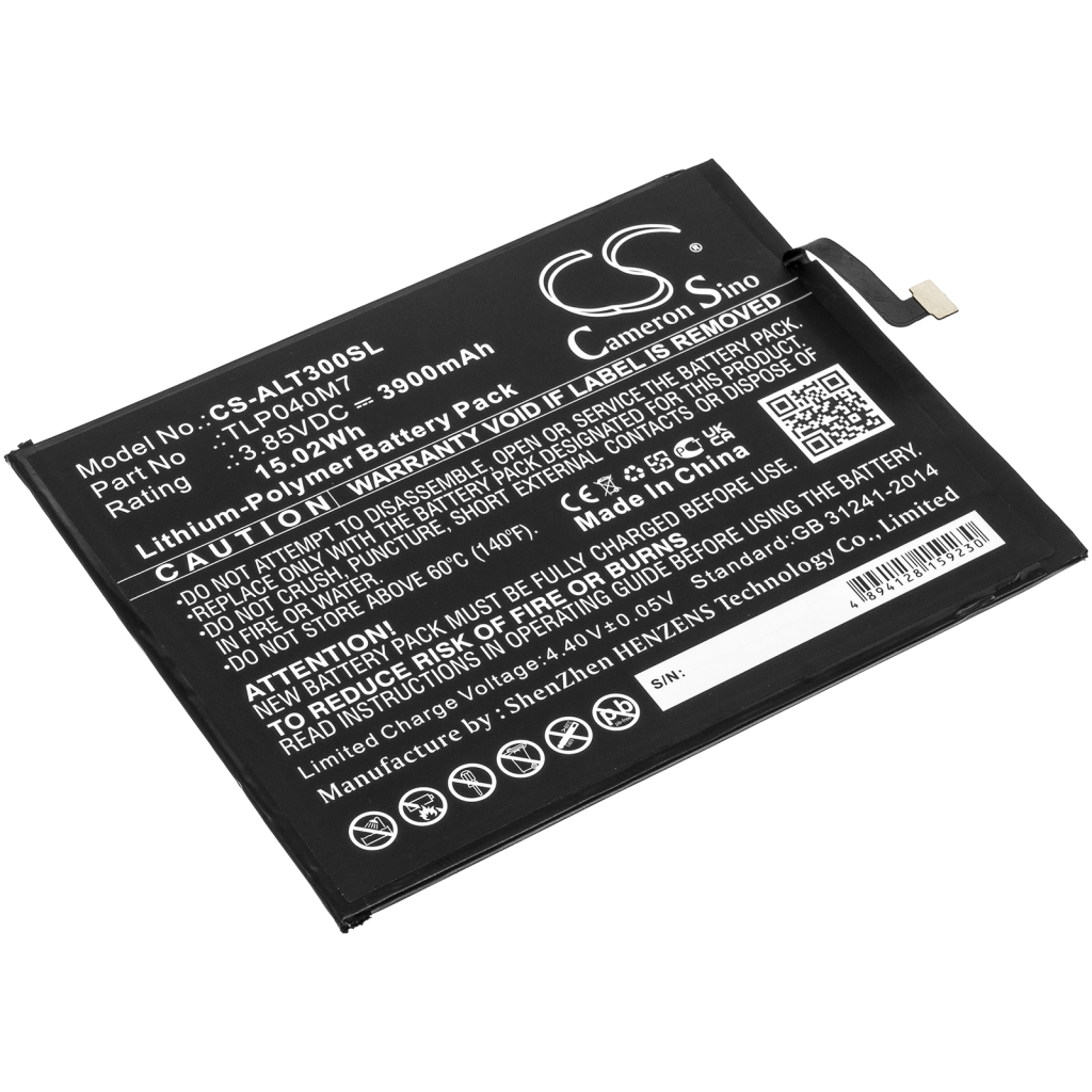 Tablet batterijen Alcatel CS-ALT300SL