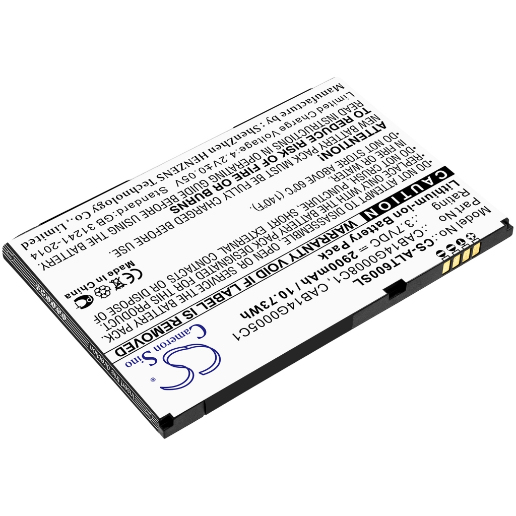 Tablet batterijen Alcatel CS-ALT600SL