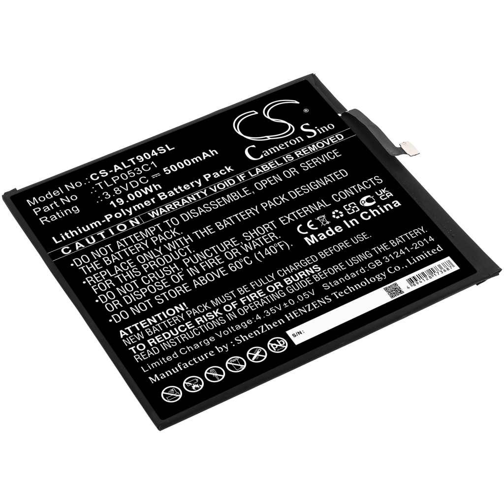 Tablet batterijen Alcatel CS-ALT904SL