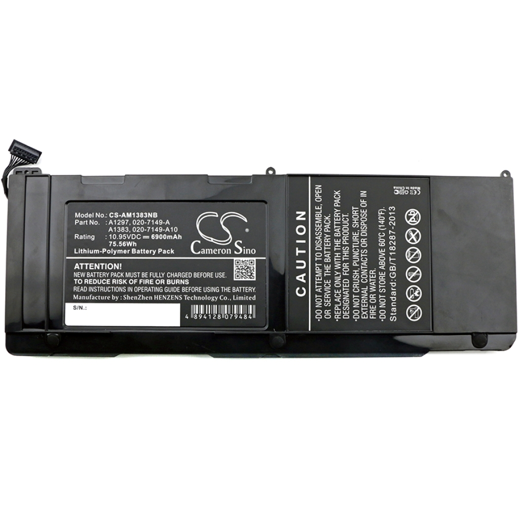 Notebook batterij Apple CS-AM1383NB