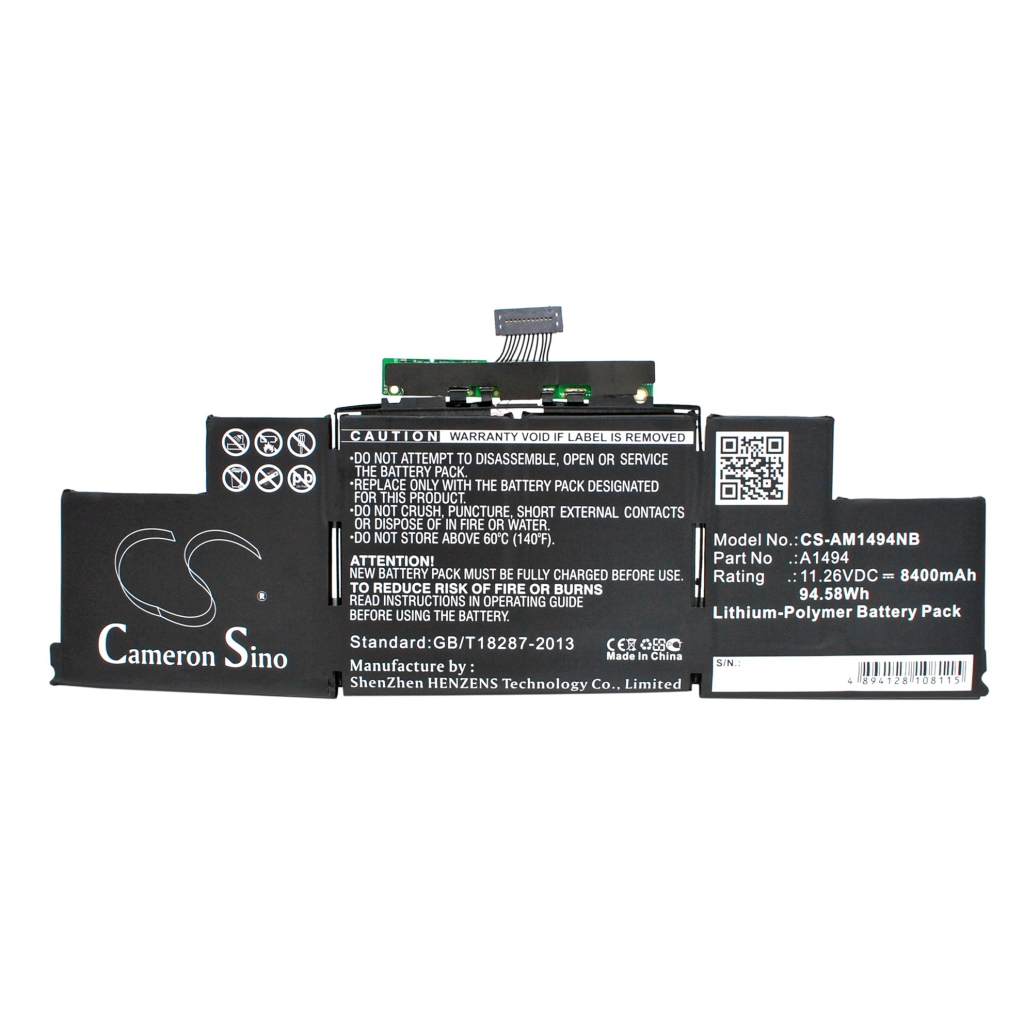 Notebook batterij Apple CS-AM1494NB