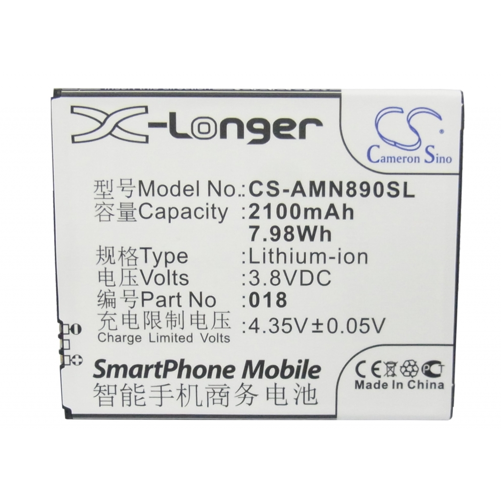 Batterij voor mobiele telefoon AMOI CS-AMN890SL