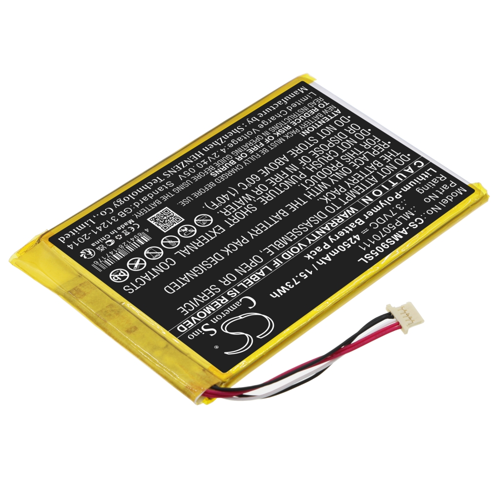 Batterijen Batterij voor apparatuur CS-AMS905SL