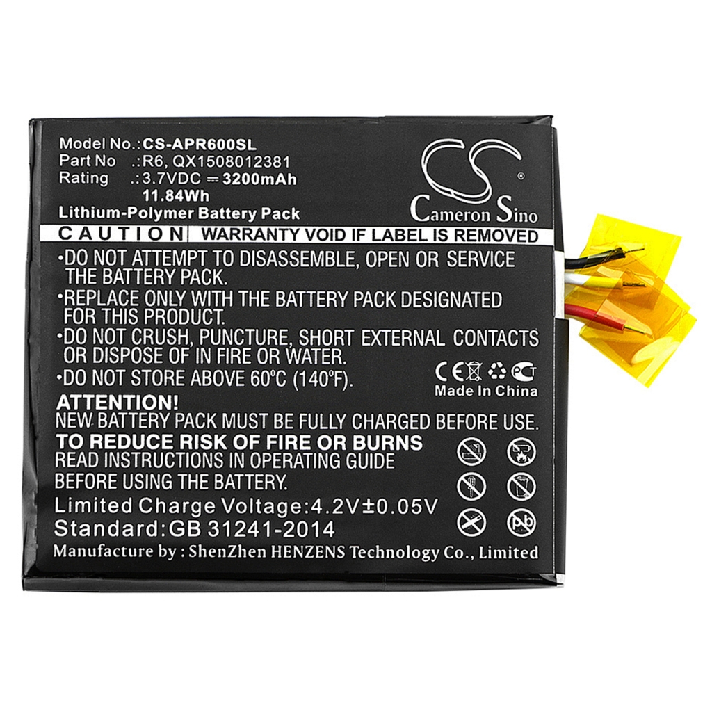 Batterijen Vervangt QX1508012381