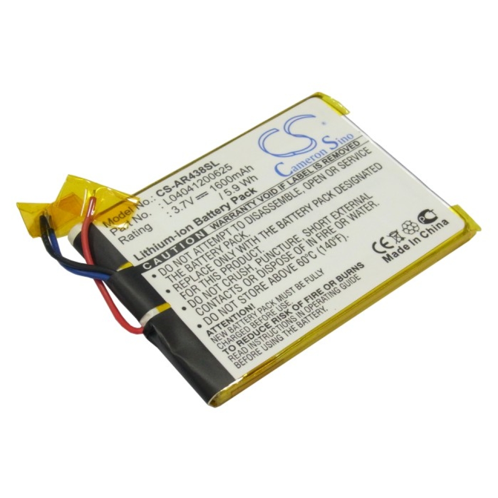 Batterij voor MP3, MP4, PMP Archos CS-AR438SL