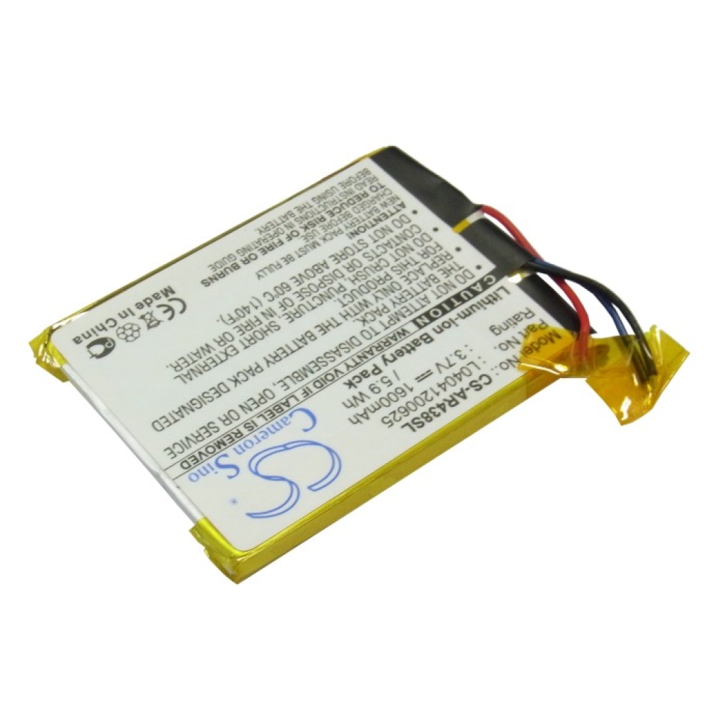 Batterij voor MP3, MP4, PMP Archos CS-AR438SL