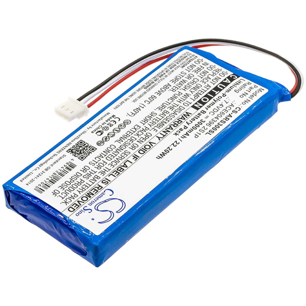 Compatibele batterijvervanging voor Aaronia ACE604396 2S1P