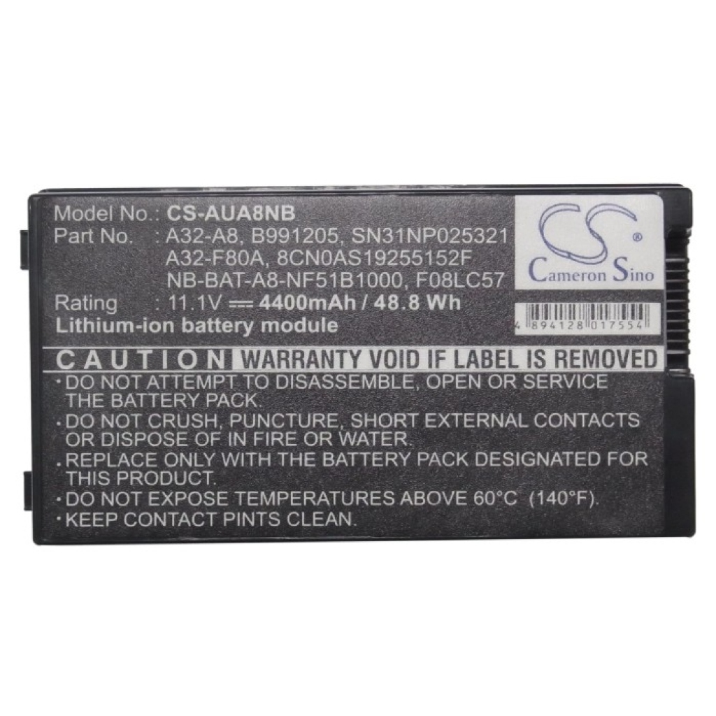 Notebook batterij Asus CS-AUA8NB