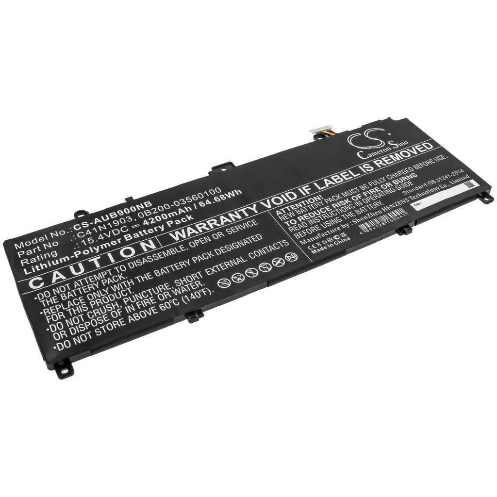 Notebook batterij Asus CS-AUB900NB