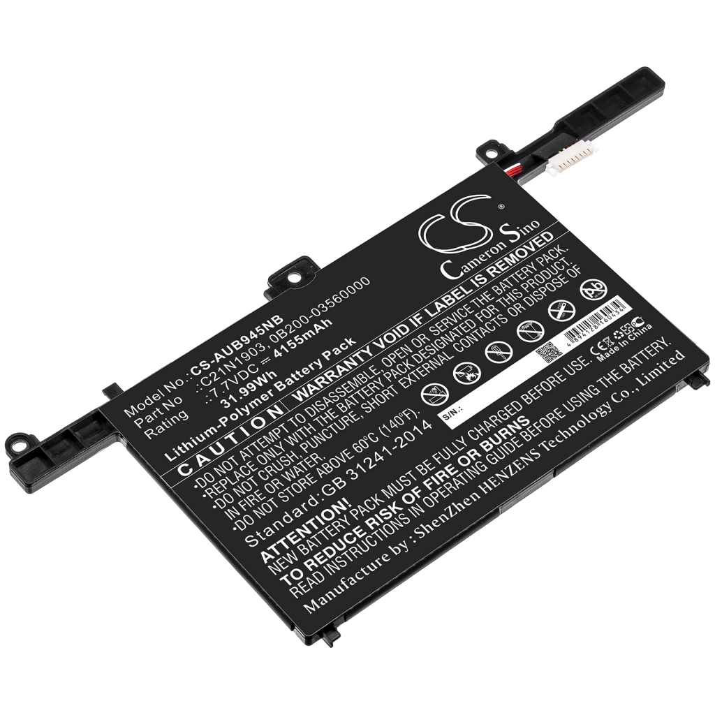 Notebook batterij Asus CS-AUB945NB