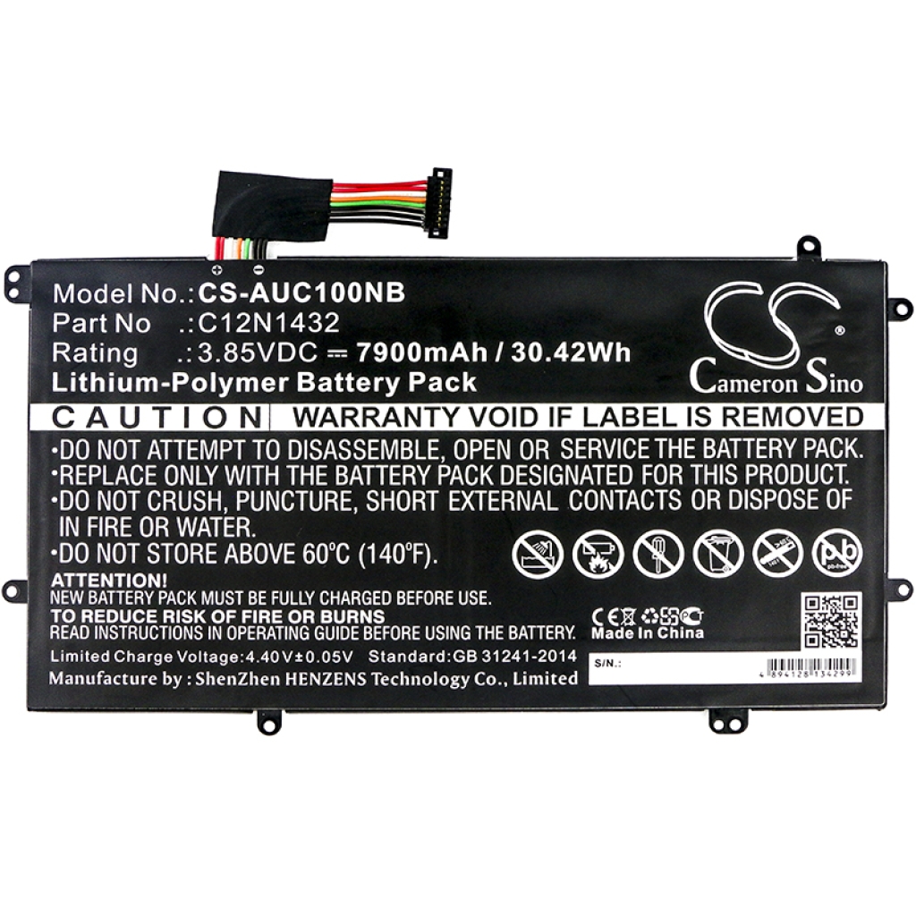 Notebook batterij Asus CS-AUC100NB