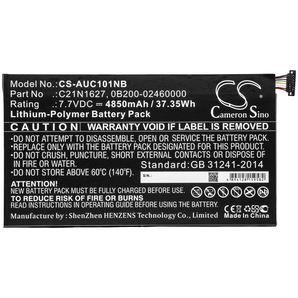 Notebook batterij Asus CS-AUC101NB