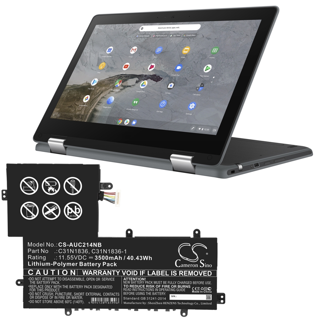 Notebook batterij Asus C214MA-BU0003 (CS-AUC214NB)