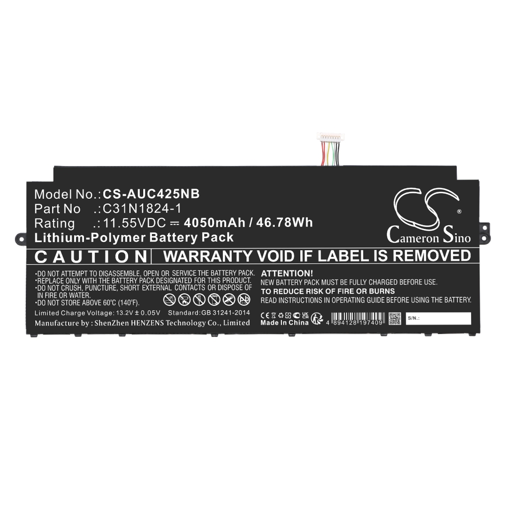 Notebook batterij Asus CS-AUC425NB